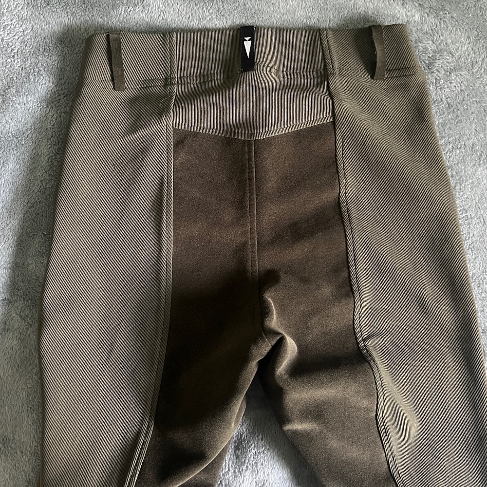 Kerrits Full Seat Ribbed Riding Breeches/Pants/Leggings/Tights Size Small Olive